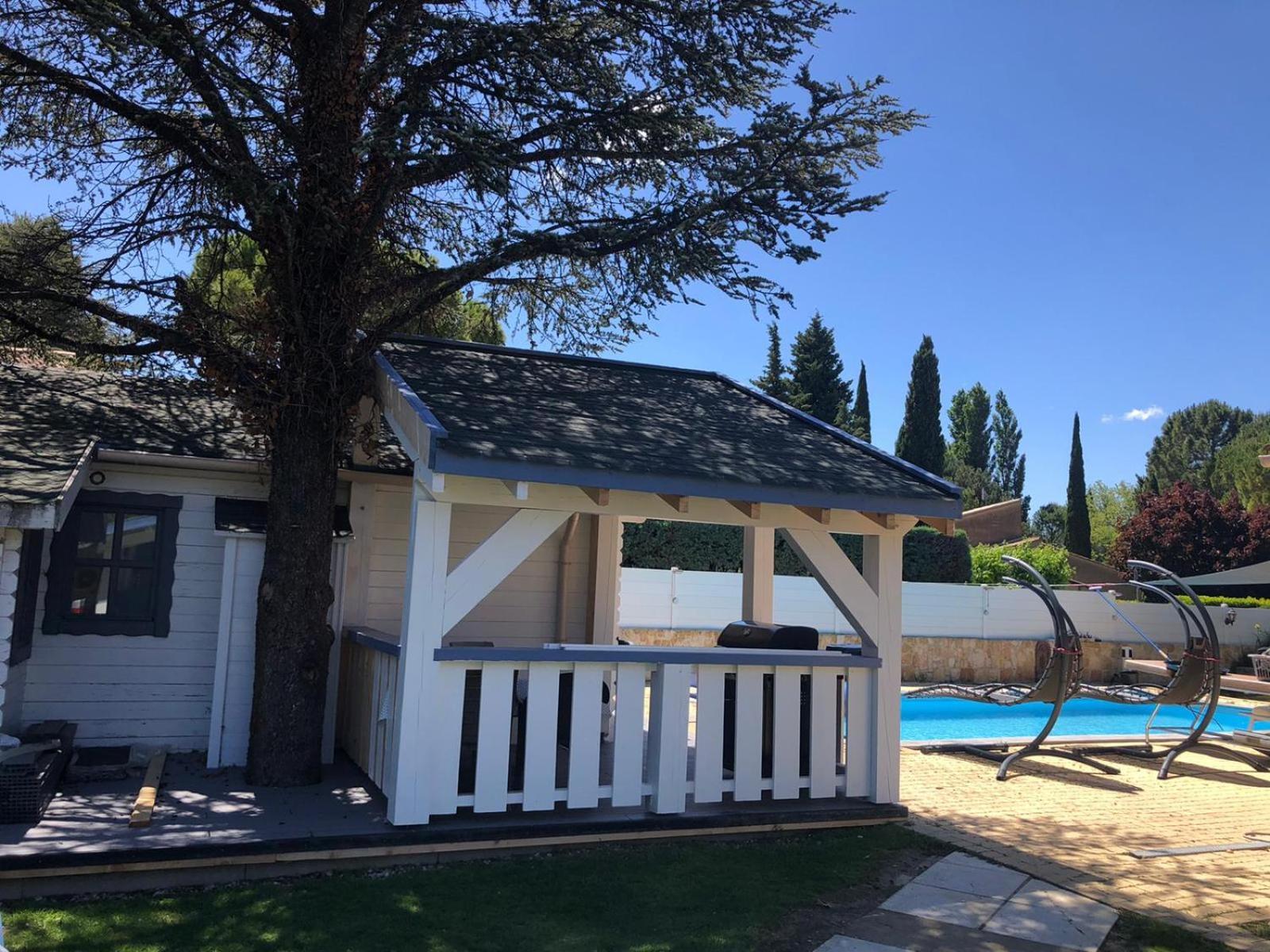 Chalet Mont Ventoux Et Chalet Vip Camaret-sur-Aigues Kamer foto